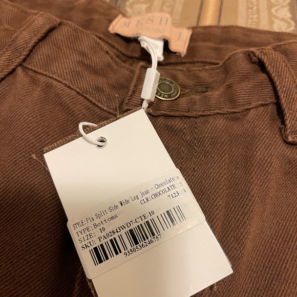Pia Chocolate Split Leg Jeans !! - Picture 2 of 7
